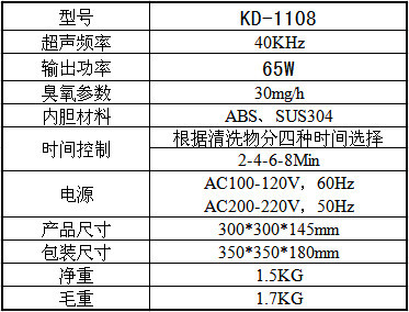 康道KD-1108去農殘超聲波解毒清洗機 健康生活的智慧之選